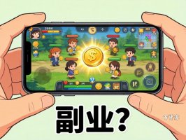 手机赚钱游戏真的能当副业吗？效率太低