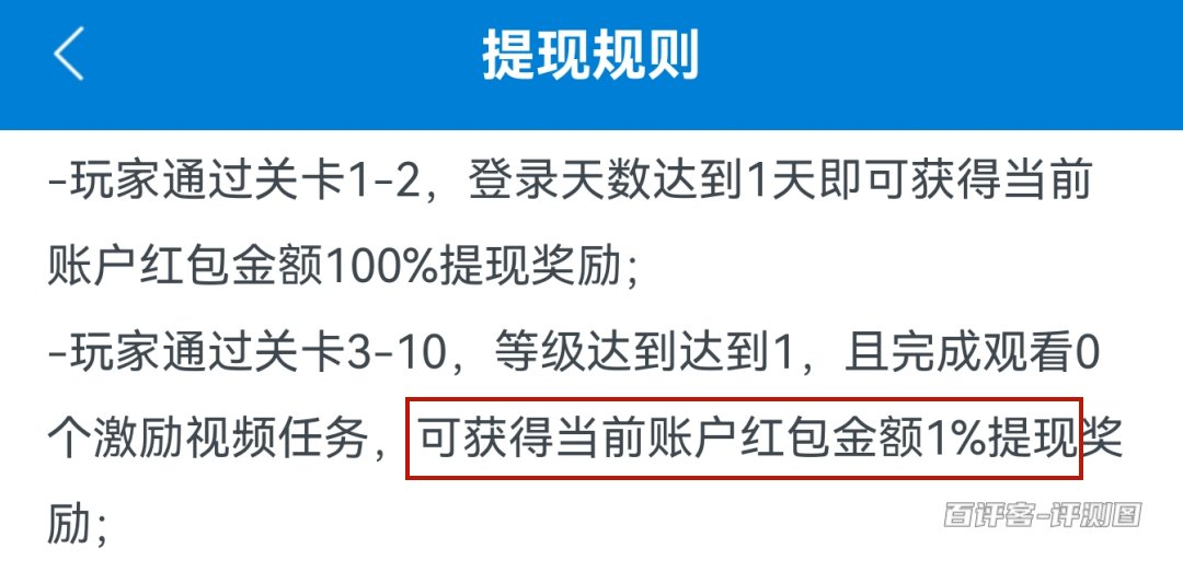 提现规则